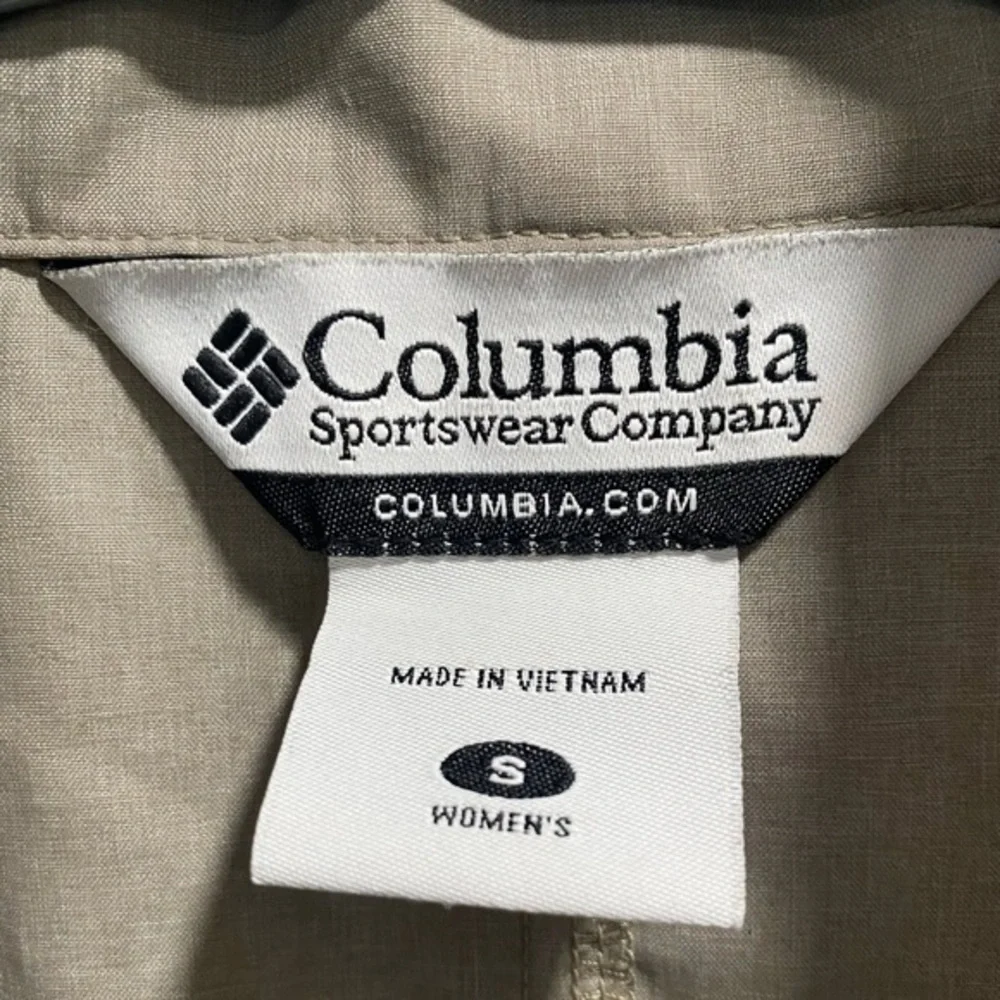 Columbia Omni-Shade Hooded Zip-Up Light Windbreaker Jacket Women’s sz Small EUC‎